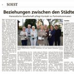 30 Jahre Hanseatische Gesellschaft Soest e. V